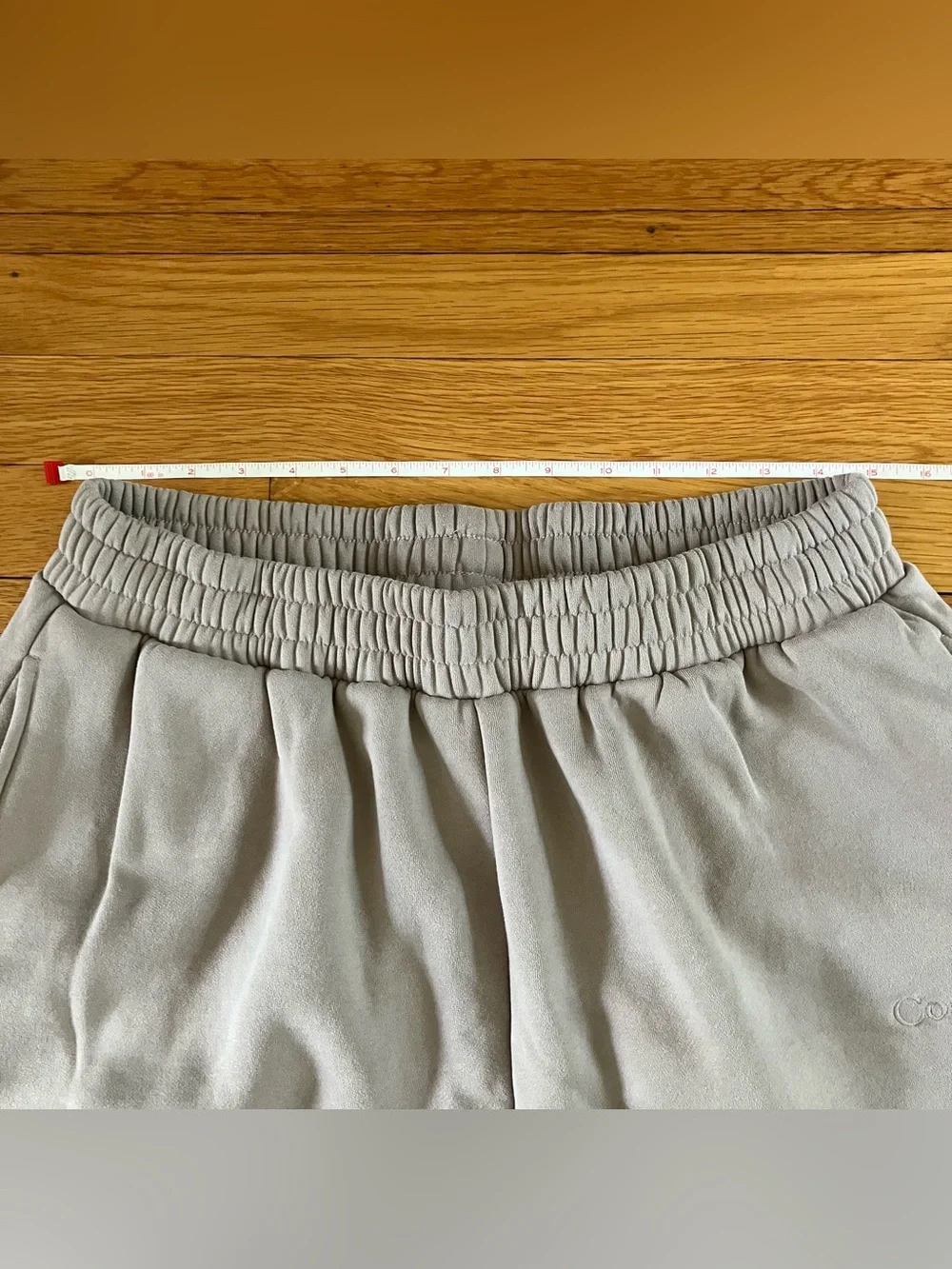 Comfrt Beige Neutral Cozy High Rise Lounge Sweats Sweatpants XL Extra Large - Picture 6 of 13